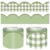 Bulletin Board Borders, Green Checkered & Solid Border Trim, Classroom School Chalkboard Wall Door Window Decorations, 2 Rolls 100ft