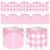 Bulletin Board Borders, Pink Checkered & Solid Border Trim, Classroom School Chalkboard Wall Door Window Decorations, 2 Rolls 100ft