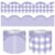Bulletin Board Borders, Purple Checkered & Solid Border Trim, Classroom School Chalkboard Wall Door Window Decorations, 2 Rolls 100ft
