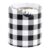 Bulletin Board Trim Sticker Black White Checkered Scalloped for Classroom