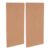 Bulletin Board Wall Panel 2pcs Cork Rectangular Self-Adhesive