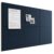 Bumusty Large Cork Board 36″ x 24″ Alternative – 6 Pack Felt Wall Tiles with 40 Safe Removable Adhesive Tabs, 30 Pushpins, Cork Boards for Walls Pin Board Bulletin Board Office Decor (Carbon Blue)