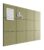 Bumusty Large Cork Board 48″ x 36″ Alternative – 12 Pack Felt Wall Tiles with 70 Safe Removable Adhesive Tabs, 30 Pushpins, Cork Boards for Walls Pin Board Bulletin Board Office Decor (Olive Green)