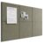 Bumusty Large Cork Board Alternative-36 x 24″ Felt Bulletin Board Tiles, with 30 Pushpins, 40 Adhesive Tabs, Bold-Stripe 6-Pack, Cork Boards for Office Push Pin Board Felt Board-Earth Brown
