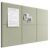 Bumusty Large Cork Board Alternative-36 x 24″ Felt Bulletin Board Tiles, with 30 Pushpins, 40 Adhesive Tabs, Bold-Stripe 6-Pack, Cork Boards for Office Push Pin Board Felt Board-Sage