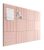 Bumusty Large Cork Board Alternative-48 x 36″ Felt Bulletin Board Tiles, with 30 Pushpins, 70 Adhesive Tabs, Bold-Stripe 12-Pack, Cork Boards for Office Push Pin Board Felt Board-Pink