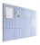 Bumusty Large Cork Board Alternative-48 x 36″ Felt Bulletin Board Tiles, with 30 Pushpins, 70 Adhesive Tabs, Bold-Stripe 12-Pack, Cork Boards for Office Push Pin Board-Soft Periwinkle