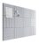 Bumusty Large Cork Board Alternative-48 x 36″ Felt Bulletin Board Tiles, with 30 Pushpins, 70 Adhesive Tabs, Bold-Stripe 12-Pack, Cork Boards for Office Push Pin Board Felt Board-Soft Gray