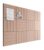 Bumusty Large Cork Board Alternative-48 x 36″ Felt Bulletin Board Tiles, with 30 Pushpins, 70 Adhesive Tabs, Bold-Stripe 12-Pack, Cork Boards for Office Push Pin Board Felt Board-Terracotta