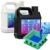 Bundle Deal of BBDINO 10A Silicone Mold Making Kit Clear 2000g + Adjustable Mold Housing Kit Mold Box 1 Set