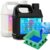Bundle Deal of BBDINO 20A Silicone Mold Making Kit Clear 2000g + Adjustable Mold Housing Kit Mold Box 1 Set