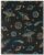 Bundle of (4) Space Rocket Ship Black Themed 3-Hole 2-Pocket Portfolio Paper Folders for Back to School