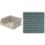 Bundle of Akro-Mils 30235 AkroBins , Stone, 6-Pack + Akro-Mils 30618 Heavy Duty Wall Mount Garage Storage Steel