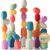 BUNMO 40pcs Wooden Stacking Toys – Montessori Educational Blocks for Toddlers, Non-Toxic, Safe, and Durable for Kids’ Creative Play and Learning