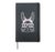 Bunny Rabbit Trans Bandana Glasses Esaster Transsexual Pride Hardcover Journal, Black