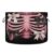 Burbuja Pink Ribcage Bows Round Storage Basket with Cotton Rope Handles, Laundry Basket for Blankets, Nursery, Living Room Decoration