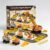 burgkidz Magnetic Tiles Construction Set, STEM Toy with Crane for Kids 3-8
