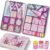 burgkidz Magnetic Tiles Travel Case: 0.9 lb Light for Girls On-the-Go