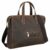 Business Fashion 15.4 Inch Waterproof Vintage Genuine Leather LaptopBriefcase Adult