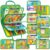 Busy Book for Toddlers & Babies 1-3 Year Old, Montessori Learning Toy Board
