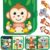 Busy Book for Toddlers – Interactive Felt Quiet Book with Narrated Story & Song – Montessori Busy Board Book – Educational Gift & Travel Toy – Sensory Activity for Car Seat, Car Ride & Airplane Travel