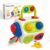 Busy Cube for Toddlers 1 Years Old, Montessori Toys for 1 Year Old – Ideal Gifts for 1 Year Old Boys Girls – Quiet Airplane Plane Car Travel Toys for 6 to 18 Months Toddlers Educational Learning Toys
