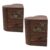 BUTIFULSIC 2pcs Wooden Heart Shaped Money Saver Box with Mechanical Password Lock and Smooth Grain Surface, Securely Store Coins and Bills, for Student Desks and Office Tables