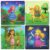 Butterfly EduFields 4-in-1 Princess, Unicorn, Mermaid, Fairy Puzzles for girls Ages 3-5 4-6 | Jigsaw Puzzles for Toddlers | Preschool Learning Educational Toys | Brain teasers Christmas birthday gifts
