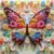 Butterfly Puzzles for Adults 500 Pieces, Colorful Floral Paper Art Puzzles