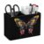 Butterflys Kaleidoscopic Patterns Desk Organizer PU Leather Caddy Holder