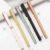 BUXGWLCH 5 Pcs Gel Pen Cute Metal Stationery School Office Supply Pens