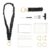 BWX Scrunchie Teacher Lanyard for ID Badges – Wrist Lanyard(Black Leopard)