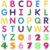 BXI 36 Pcs Alphabets Numbers & Letters Felt Board Story Pieces Set for Toddlers, Preschool & Kindergarten, Precut Felt Figures for Preschool Crafts Activity Early Learning Storytelling