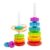 BYFWH Baby Spin Stack Toy, Premium Stacking Toys for Kids, Spinning Stacking Toy for Babies and Toddlers, Educational Toddler Learning Toy,Autism Spin Stack Toys,Rainbow Spinning Wheel Toys