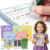 BYFWH Reusable Magic Copybooks, Grooved Handwriting Practice Set