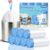 BYSNOW 4 Gallon 200 Counts Small Trash Bags, White Drawstring Garbage Bags
