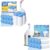 BYSNOW 4 Gallon 300 Counts Small Drawstring Trash Bags
