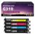 C310 High Yield Developer Unit Compatible for Xerox Printers Multicolor