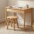 CAALMA Kids Table and Chair Set (Ages 3–7), Solid Wood with Lift-Top Hidden Storage – Montessori Table and Chair Set with Scalloped Design, Easy-Clean Surface & Gold Hardware