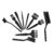 Cabilock 10Pcs Anti-Static Brush Set for Keyboard and Laptop Cleaning, PCB Dust Removal Straight Handle Brushes, Electronics Cleaning Kit for Computer Accessories