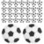 Cabilock 30pcs Soccer Ball Pen Clip Charm Pvc Soft Decorative Topper