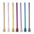 Cabilock Cocktail Stirrer Straws Sturdy and Long Lasting Reusable Stainless Steel 7pcs Metal Drinking Straws for Dinner Party Cocktails and Family Gatherings