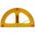 Cabilock Half Circle Plastic Protractor for Teachers with Handle Design, Multi-Function Ruler for Classroom Math, Easy to Carry Geometry Protractor for Angle Measurement and School