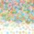 CABODYALS 16667Pcs 1 Box 6mm Mixed Colors Small Paw Puppy Print Glitter Flat Chunky Sequin Confetti Paillette Beads Colored Plastic Sequins for Jewelry Making Gift Manicure Party DIY Craft Supply