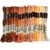 CABODYALS 18 Skeins 157.5 Yards 6 Strands Variegated Embroidery Thread Colorful Friendship Bracelets String Gradient Cord Floss Cross Stitch Bulk Yarn Set for Bracelets Hand Sewing Knitting DIY Craft
