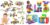 Caferria 110 Pcs Building Toys Set+ 48 Pcs Magnetic Blocks Toddler Toys