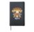 Cafeteria Gobble Squad Funny Thanksgiving Lunch Staff Design Hardcover Journal, Black
