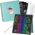 CAGIE Scratch Art for Kids Age 8 9 10 11 12, Hardcover Drawing Pads, Sketch Book for Drawing Set 9″ x 9″, Rainbow Magic Painting Drawing Gifts for Christmas, Birthdays, Party