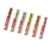 CAIFAP Diys Miniature Colorful Flower Cluster Selfs Adhesive Flower Vegetation Groups Statics Grass for Sand Militarys La