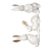 CAIFAP Lovely Group of Animal Sculptures to Brighten Your Living Area Or Offices